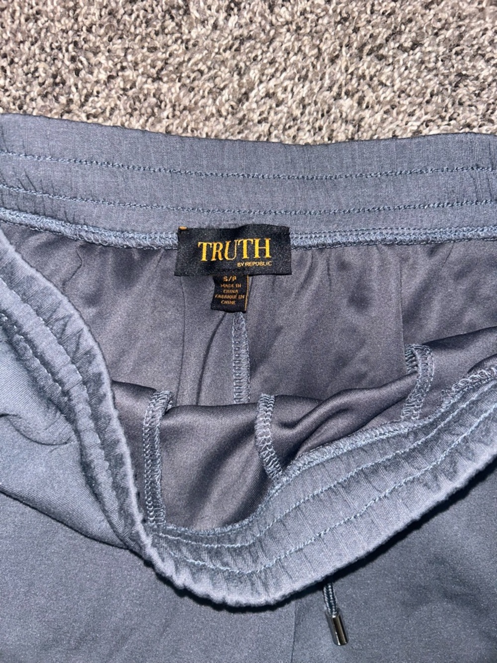 TRUTH by Republic Buttery soft Gray Drawstring Joggers
